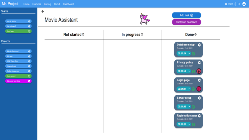Project image: Mr. Project