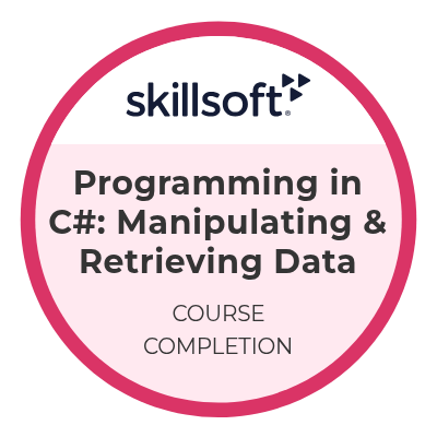 Programming in C#: Manipulating & Retrieving Data